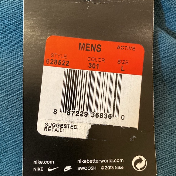 NWT Nike deep green black swoosh hoodie sweatshirt Sz L - Picture 7 of 7